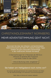 Angebot Christkindlesmarkt Nürnberg 2021