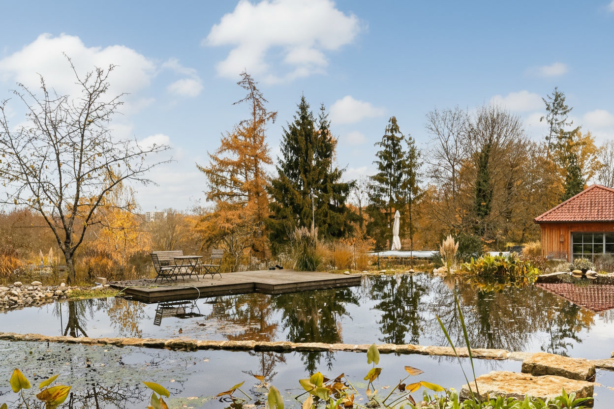 Ferienhaus NaturQuartier im Herbst